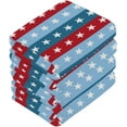 thumbnail image 4 of GZHJMY Patriotic Star Washcloths 6 Pack, Highly Absorbent Soft Cotton Baby Washcloths Fingertip Towels, 12 x 12 Inch, 4 of 7