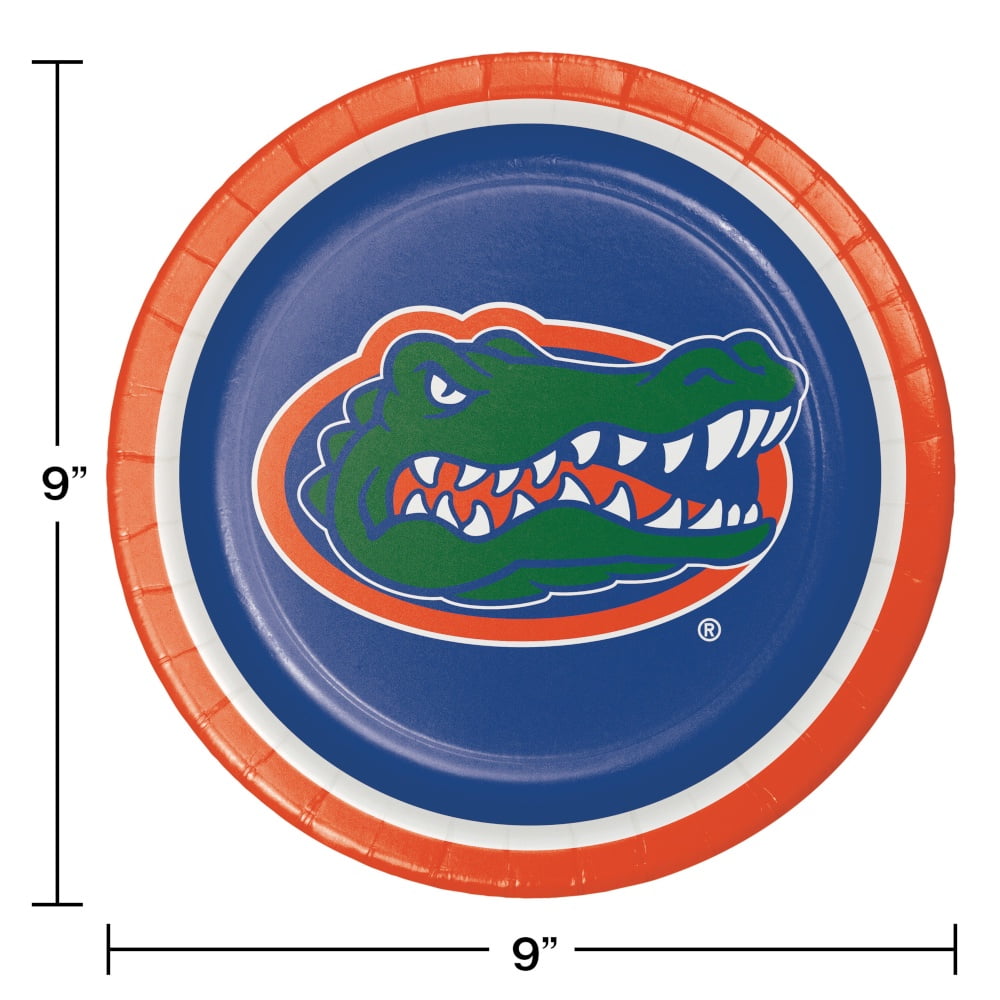 Creative Converting University of Florida Paper Plate and Napkin Party Kit, Serves 16