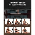 thumbnail image 4 of VEVOR Water Rowing Machine, 6-Level Quiet Resistance, Wooden Foldable Rower Machine with 14L Water Tank & LCD Monitor, Bluetooth App Compatible, 350LBS Weight Capacity, Immersive Row Machines for Home, 4 of 9