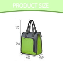 Clearance Items! Portable Oxford Cloth Lunch Bag Navy Blue, Hilingoto Lunch Box for Women Men Insulated Lunch Bag Small Lunchbox Reusable Lunch Bags Tote for Work Beach Or Travel(1X Lunch Bag)