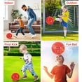 thumbnail image 3 of Barocity Kids Soccer Ball - Premium Boys and Girls Soccer Ball for Kids with Reflective Hex, Small Soccer Ball for Playtime, Training and Games, Cool Soft Soccer Ball for All Ages - Red, Size 3, 3 of 7