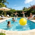 thumbnail image 4 of Japceit 31.5 Inch Inflatable Beach Ball, Large Multi Color Outdoor Play Ball, For Pool Water Park, Portable Summer Toy, 4 of 6