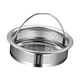 thumbnail image 4 of Colador de fregadero de cocina Filtro de alimentos de fácil limpieza Cesta de malla de acero inoxidable para fregadero Acero 304 altura 2cm, 4 of 9