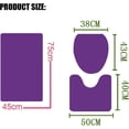 thumbnail image 4 of Horse Shower Curtain Sets 4 Piece Bathroom Set(Style 13), Black Horse Animal Waterproof Shower Curtain Non-Slip Contour Mat Toilet Lid Cover and Floor, 4 of 5