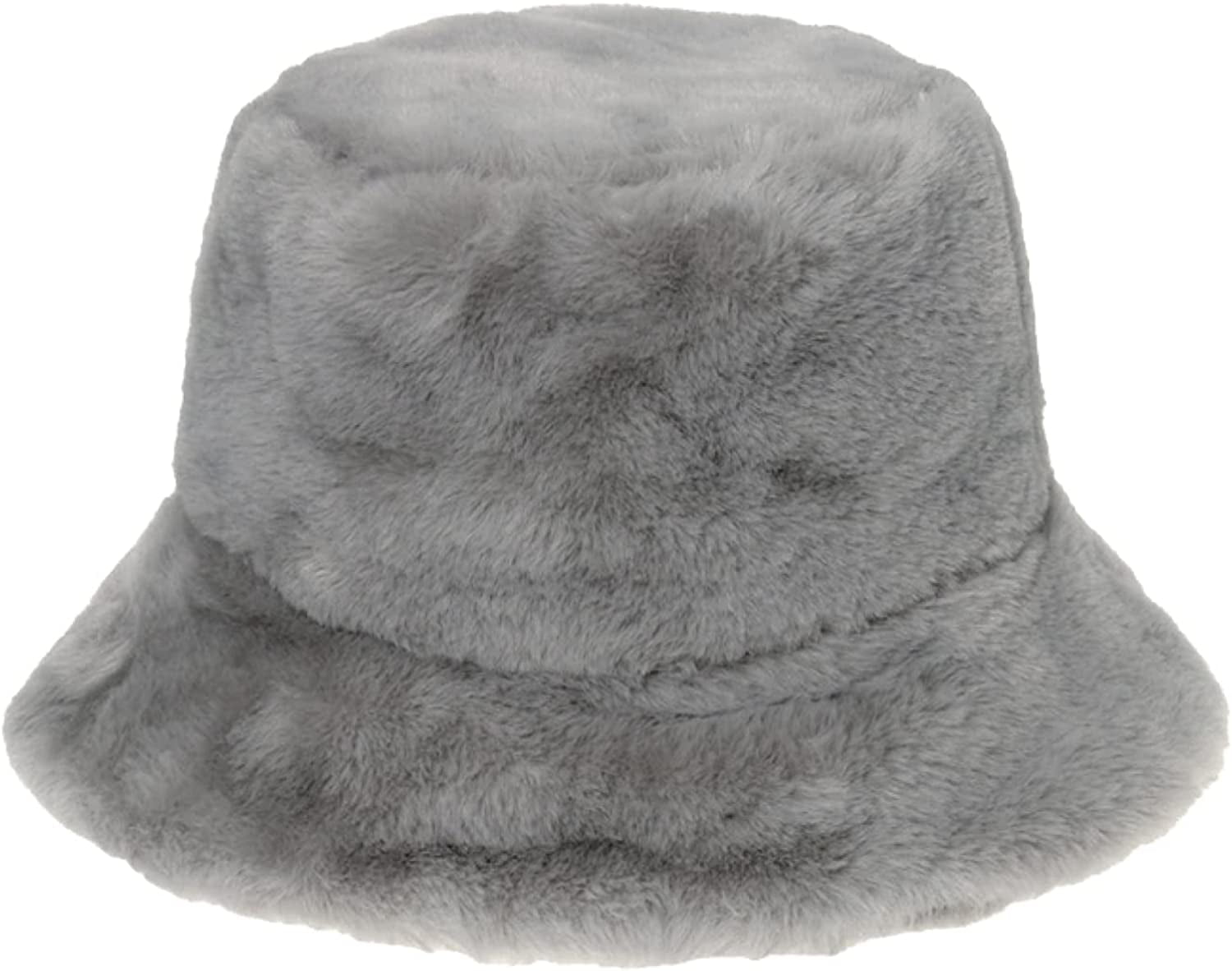 CoCopeaunts Solid Color Furry Bucket Hat Men Outdoor Sport Street Fluffy  Winter Warmer Fisherman Cap for Women Compressible
