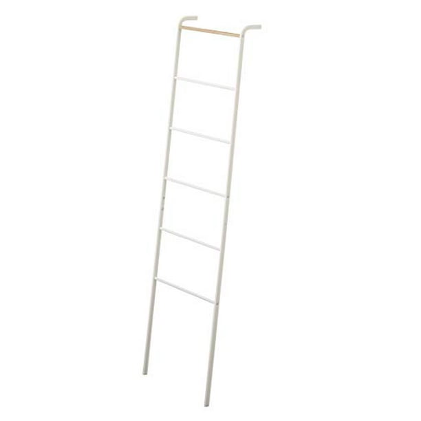 YAMAZAKI home Leaning Ladder Rack, White 2812
