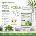 thumbnail image 2 of VH Nutrition FOLLIFORM DHT Blocker for Men & Women 1500mg - Supports Healthy Hair Growth, Scalp Health, Maximum Strength Hair Loss Treatment - 60 Capsules, 2 of 7