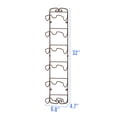 thumbnail image 6 of Auledio Towel Rack Wall Mounted Metal Wine Rack Towel Bathrobe Storage Rack Storage Rack Bathroom Cloakroom Towel Rack - Bronze, 6 of 7