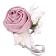 thumbnail image 4 of Boda nupcial muñeca flor artificial floral mano pulsera dama de honor falso ramillete, camafeo Advancent HA7421-04B, 4 of 6