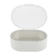 thumbnail image 3 of 1 Pc Portable Soap Dish Double Layer Clear Soap Dish for Bathroom 5.91"x4.33"x2.17", 3 of 6