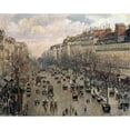 thumbnail image 2 of Pissarro, Camille 24x20 Black Modern Framed Museum Art Print Titled - Boulevard Montmartre, Afternoon Sun, 1897, 2 of 4