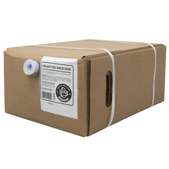 Boylan Bottling Co. 5 Gallon Bag in Box Creamy Red Birch Beer Beverage / Soda Syrup