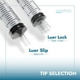 thumbnail image 2 of BH Supplies 20ml Luer Lock Tip Syringes (No Needle) - Sterile, Individually Wrapped - 50 Syringes, 2 of 4