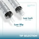 thumbnail image 3 of Jeringa BH Supplies Luer Slip Tip 3 ml (sin aguja) x100, 3 of 6