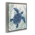 thumbnail image 3 of Stupell Industries Radiant Sea Life Tortoise Gray Framed Floater Canvas Wall Art design by Paul Brent, 25 x 25, 3 of 9