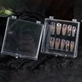 thumbnail image 2 of LEFU Handmade Acrylic Storage Box with Transparent Lid - Nail Polish Organizer Container for Salon, Home, Display - Durable, Scratch-Resistant, Clear Case (7.8cm x 7cm), 2 of 10