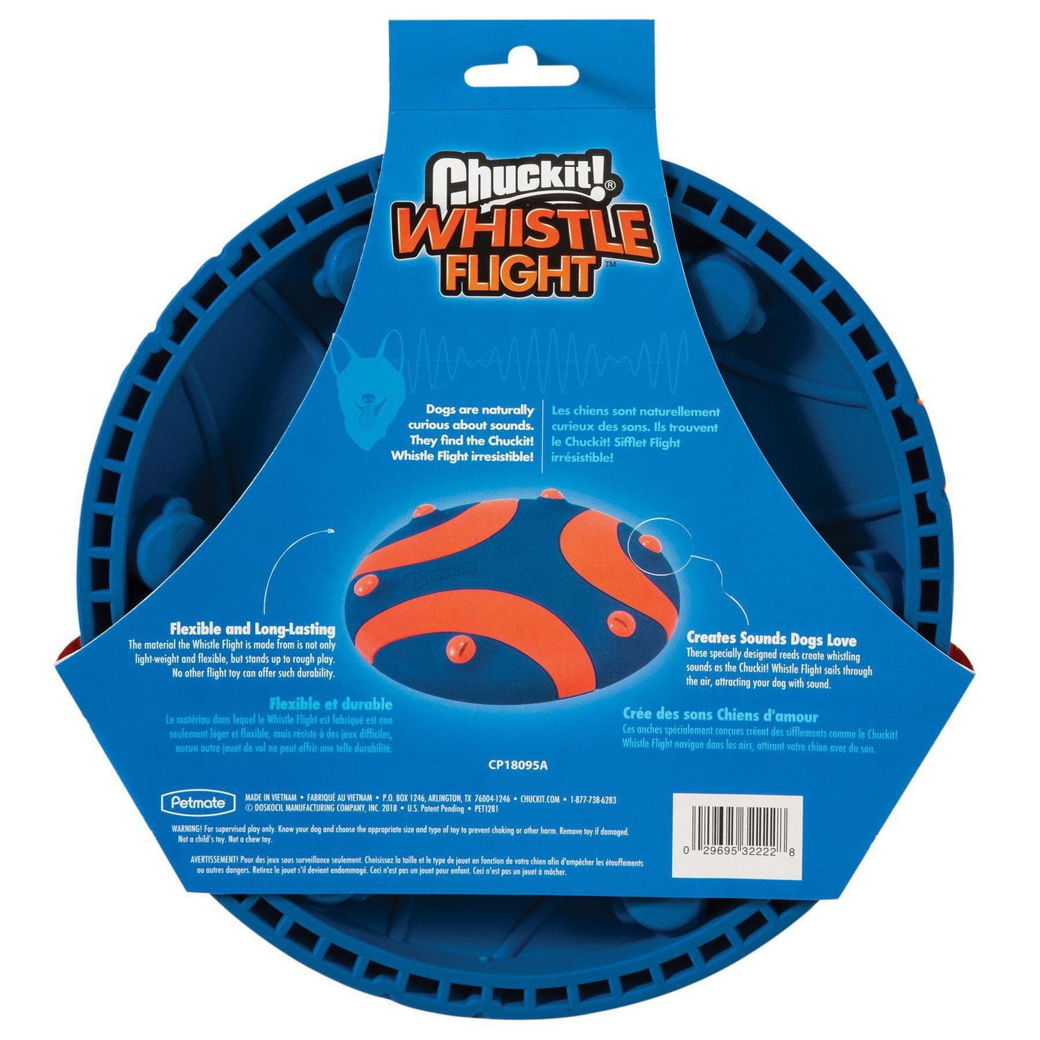 Chuckit! Whistle Flight Disc Large Dog Toy