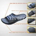 thumbnail image 5 of Roxoni Men's Comfort Open Toe Slide Sandals, Anti Skid Rubber Sole, -sizes 8 to 13 -style #1245, 5 of 5