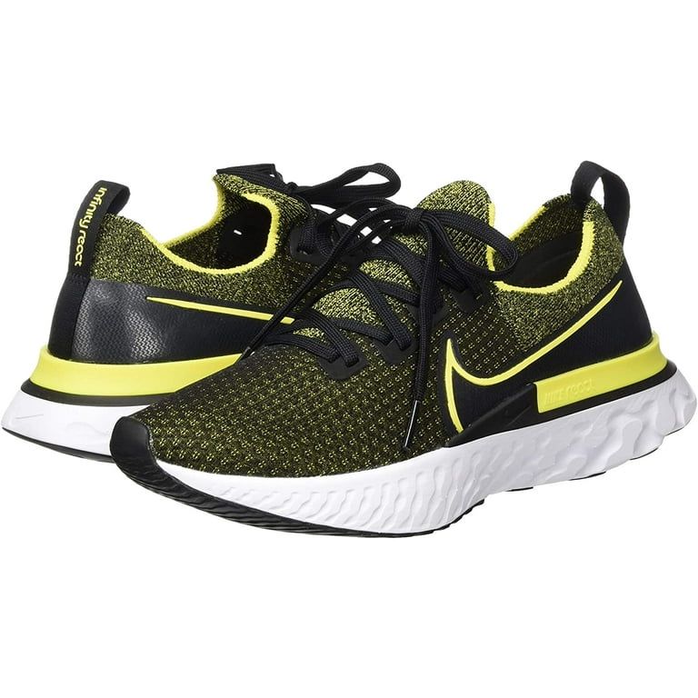 Nike React Infinity Run Men s Black Yellow CD4371 013 Walmart