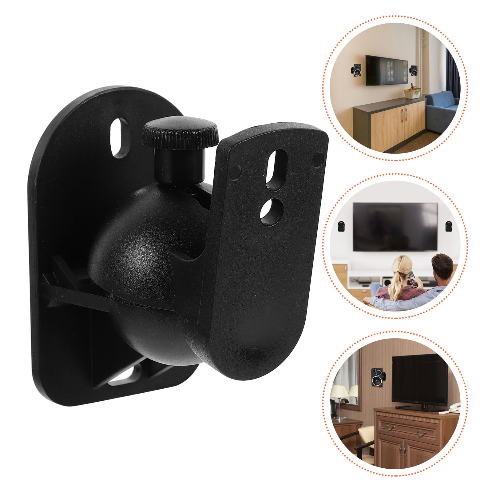 FOMIYES 6 Sets Adjustable Speaker Wall Mount Brackets – picture 6