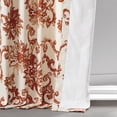 thumbnail image 6 of Indonesian Rust Printed Cotton Twill Curtain (1 Panel), Indonesian Rust, 50W X 120L, 6 of 6