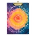 thumbnail image 6 of ALAZA Plastic Clipboard A4 Letter Size Decorative Clipboards for Students Women Men 9" x 12.5" Swirl Orange Tie Dye, 6 of 6