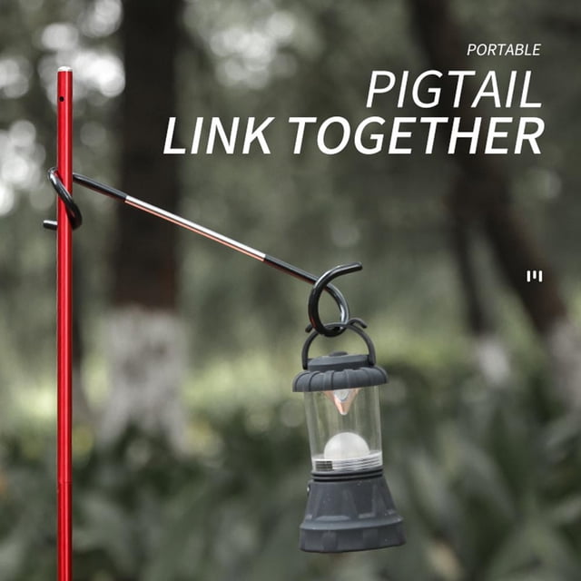 Soporte de Linterna FLhrweasw de Aleación de Aluminio Portátil para Camping