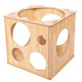 thumbnail image 1 of Kit de arco perfecto y caja de medición para cumpleaños, decoraciones de bodas, medidor de globos de cubo de madera plegable para fiestas, 1 of 8