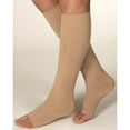 thumbnail image 6 of BSN Jobst Unisex Relief Knee-High Moderate Compression Stockings  Open Toe, Medium, Beige 1 Pair, 6 of 7