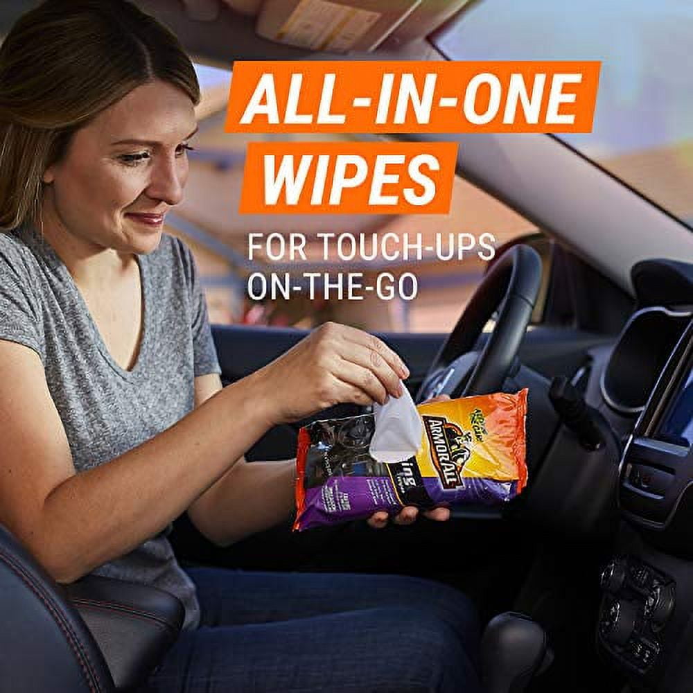 Armor All Cleaning Wipes in a Pouch, 60 Count - Car Interior Cleaner:  Ultimate Car Wipes and Interior Care Products