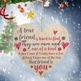 thumbnail image 5 of Friendship Gifts for Women Men, Wooden Friends Christmas Ornaments, Friendship Ornaments for Tree Decorations, Bestie Friend Birthday Gifts for Women, Friendship Gift for Friend, 5 of 5