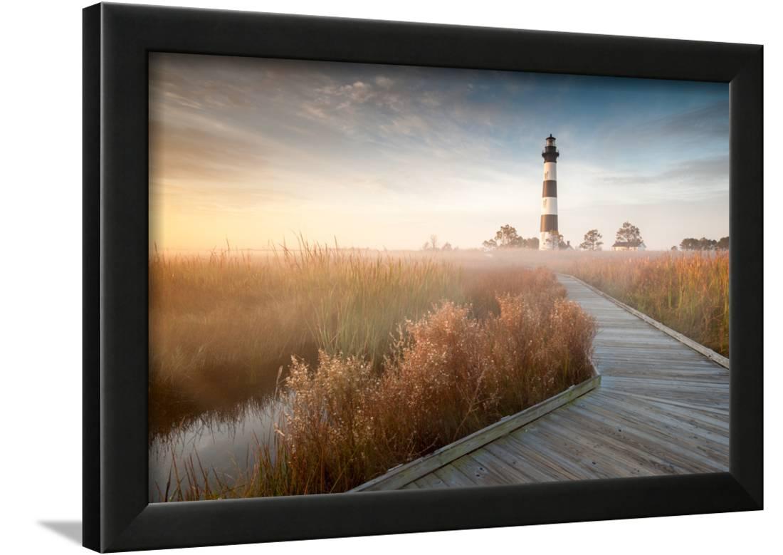 Bo Island Lighthouse North Ina Outer Banks Framed Print Wall Bo Island Lighthouse North Ina Outer Banks Framed Print Wall Art By Markvan Com