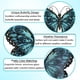 thumbnail image 4 of Decoración de pared LIFFY de cristal metálico con forma de mariposa, 30 x 1 x 22 cm, para exteriores, 4 of 6