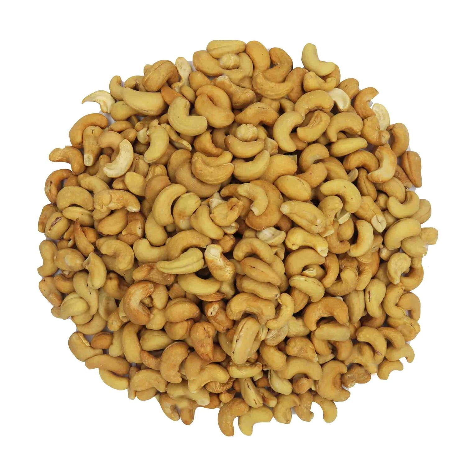 FirstChoiceCandy Roasted Unsalted Whole Cashews Nuts Snacks, No Salt, 2 Pound