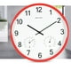 thumbnail image 1 of Reloj de Pared Soledad con Función de Higrómetro y Termómetro Minimalista Rojo, 1 of 8