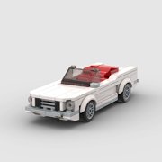 1965 mustang Convertible MOC Car Speed Champions Super Race F1 Vehicle Model Building Block Racing Brick Toy Christmas Gift City