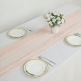 thumbnail image 5 of Balsa Circle 10 Feet Blush Cotton Cheesecloth Gauze Extra Table Runner Home Decorations, 5 of 8