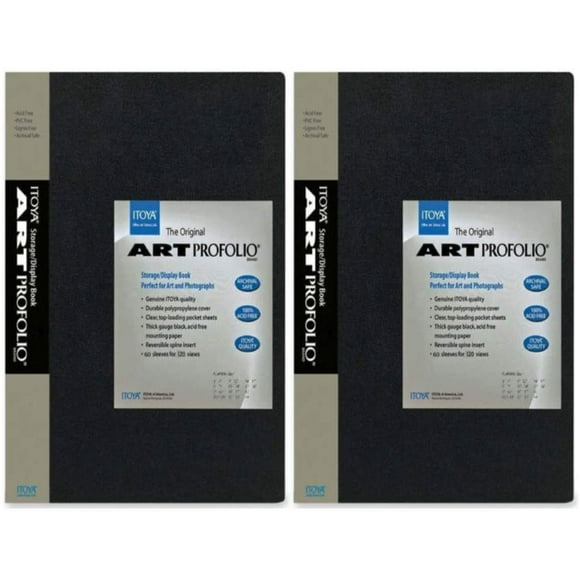 Itoya Art Portfolio 8x10-Inch Display Book (Pack de 2)