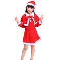 thumbnail image 1 of Disfraz de niño jinwen de Papá Noel terciopelo lujo 140cm, 1 of 8