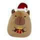 thumbnail image 4 of Peluche navideño, muñeco de peluche, adorno para sofá, recuerdo de fiesta navideña, muñeco de peluche para abrazar, para adultos y niños. Regalos de Forma de capibara, 4 of 10