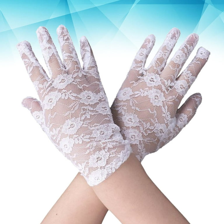 Summer Women's Sunscreen Uv Protection Lace Gloves Women's Short