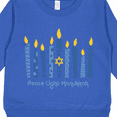 thumbnail image 3 of Inktastic Peace Light Hanukkah Toddler Sweatshirt, 3 of 4