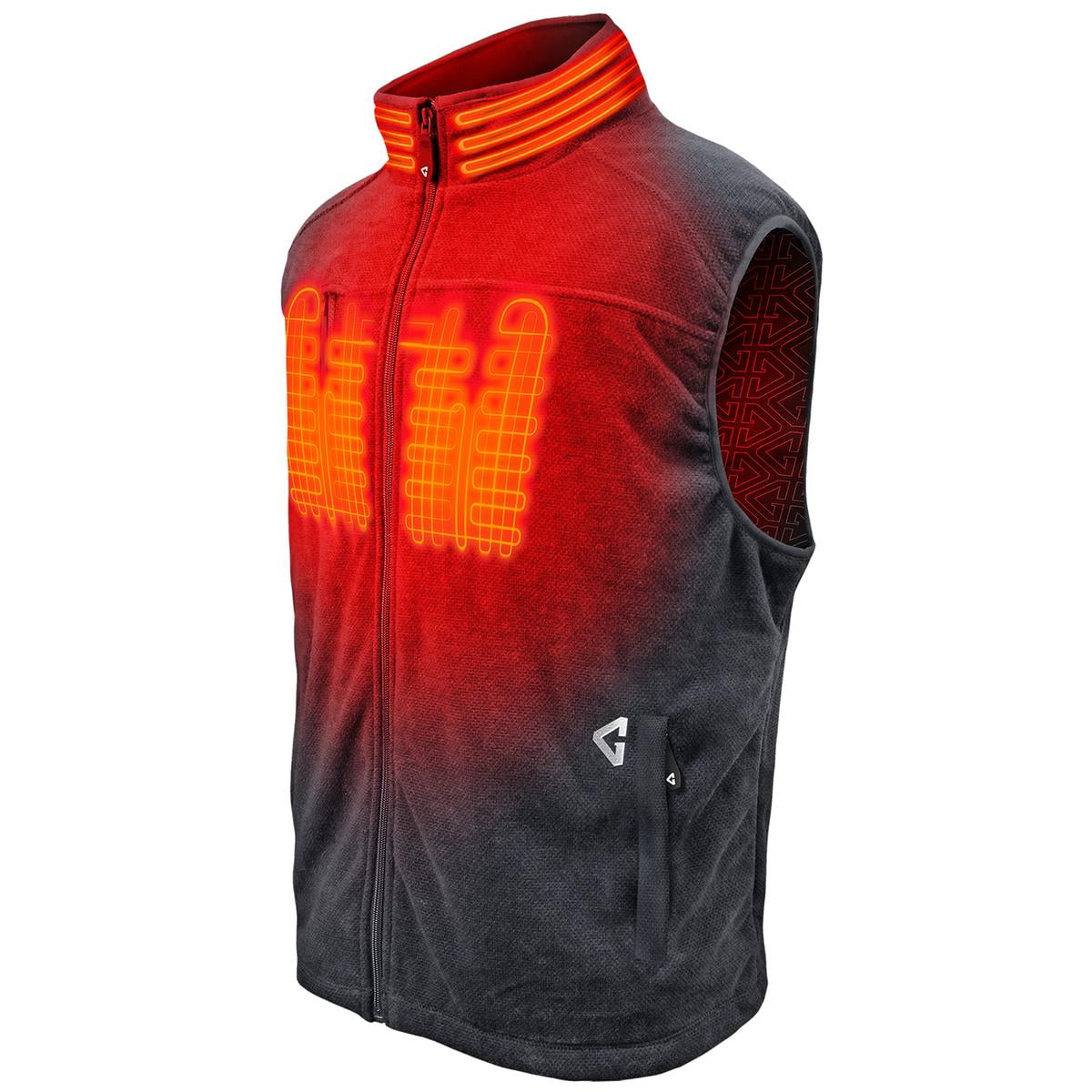 Gerbing Core Heat Men's Soft Shell Vest Black 7V Battery Heat Technology Size XL 