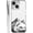 Black White Vector, variant on for iPhone 14 Compatible with Magsafe Clear White Case Non Slip Screen Lens Protection for Girl Boy Cute Pattern Dynamic Abstract Black Line Drawing