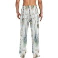 thumbnail image 4 of FREEAMG Travel Landscape Pattern Pajama Pants for Men, Men's Separate Bottoms, Pure Cotton Comfortable Lounge Pants?523?, 4 of 7