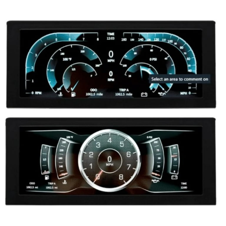AUTO METER 7005 Invision Direct Fit Digital Dash LCD 82-87 Monte
