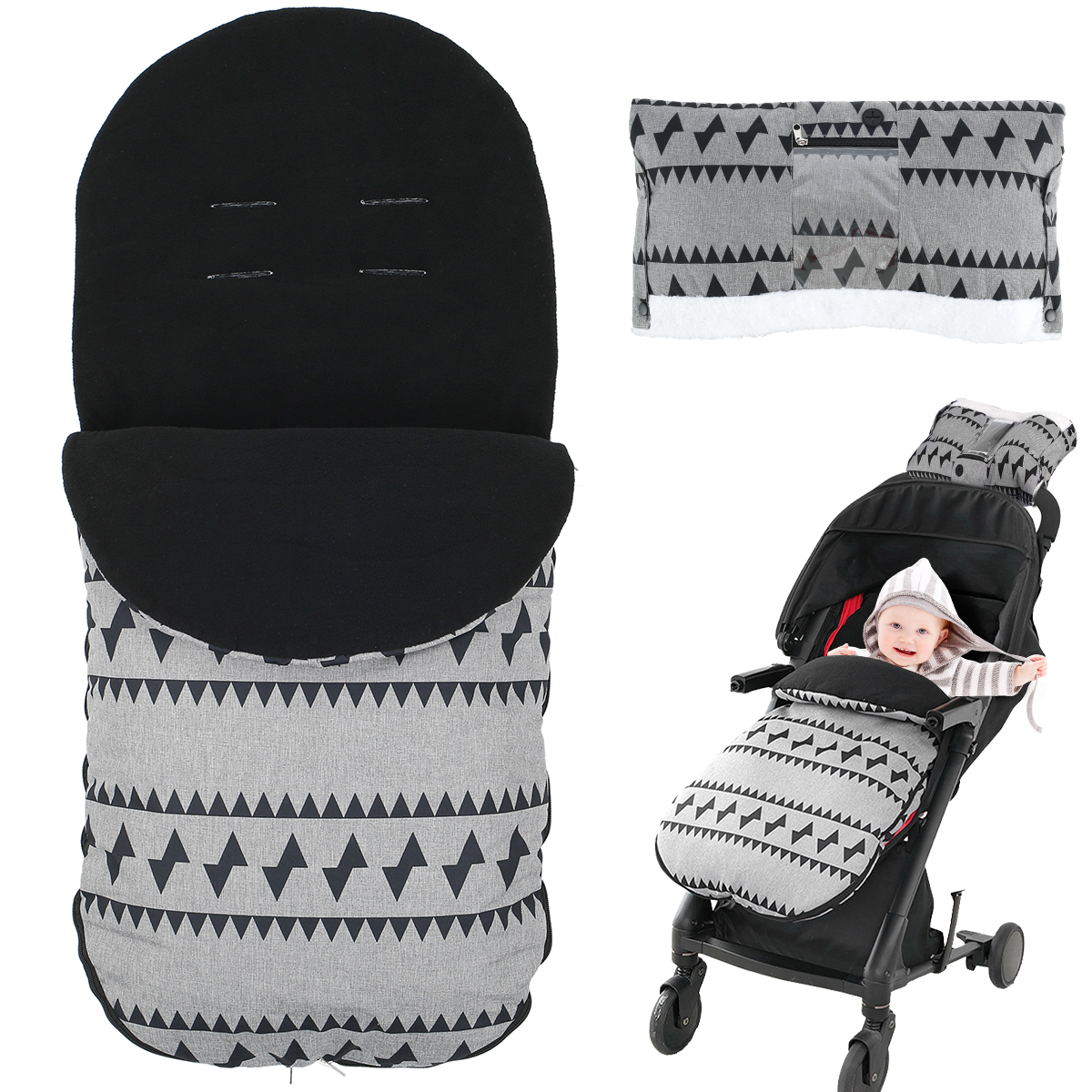 stroller zipper blanket