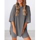 thumbnail image 3 of Set de salón Outfit PRETTYGARDEN de 2 piezas para mujer 2025, gris oscuro, 3 of 6