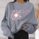 thumbnail image 2 of Gibobby Sudaderas para mujer oferta Sudaderas de Halloween para mujer camisetas de otoño y día festivo con cuello redondo(Gris,XG), 2 of 4