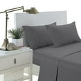 thumbnail image 6 of Martha Collection 1800 Series Embossed Deep Pocket Sheet Set - Super Soft & Wrinkle Free - Luxurious Bed Sheets Set (King, Gray), 6 of 6